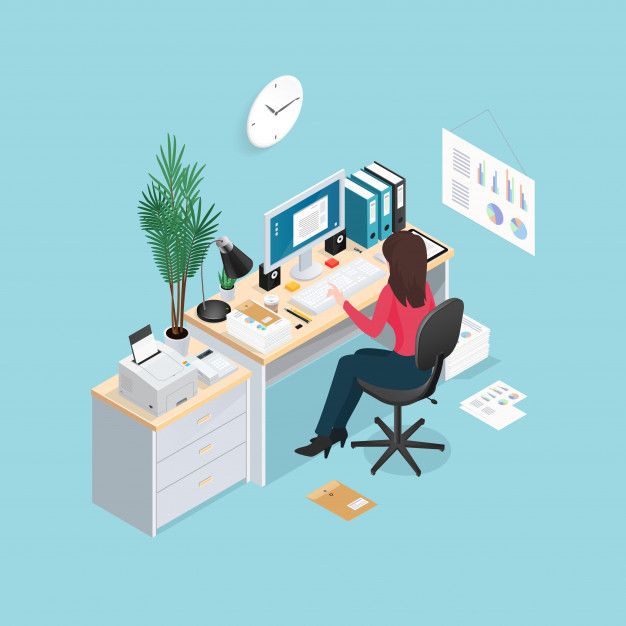 Practical training at the best office administrator course in Tirur